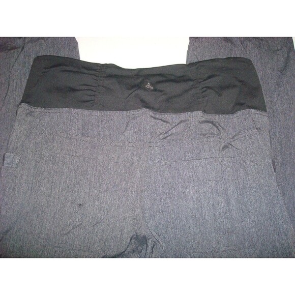New NWT Womens Prana Pants M Summit Dark Gray Pockets Organic Cinch Hem Hike Cha - Picture 3 of 8